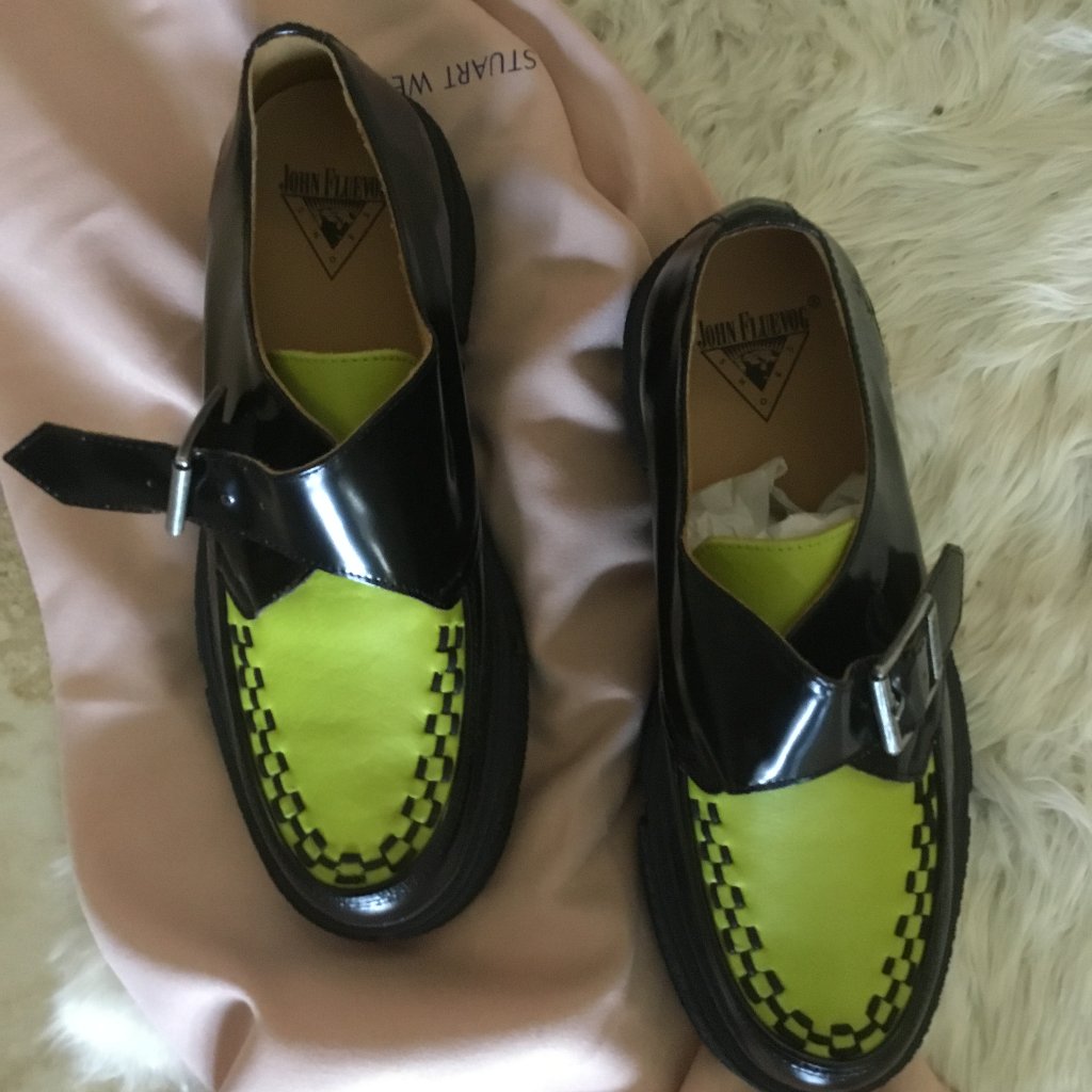 John Fluevog Airy Style Shoes Size 13w 11m New